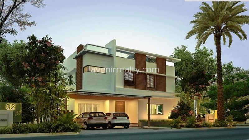 urban villas elevation gandipet