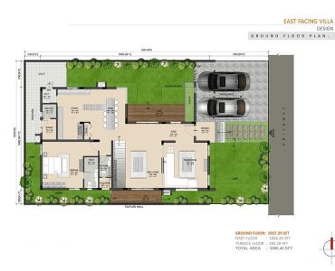 urban villas floor plan east facing