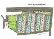 urban villas master plan in gandipet