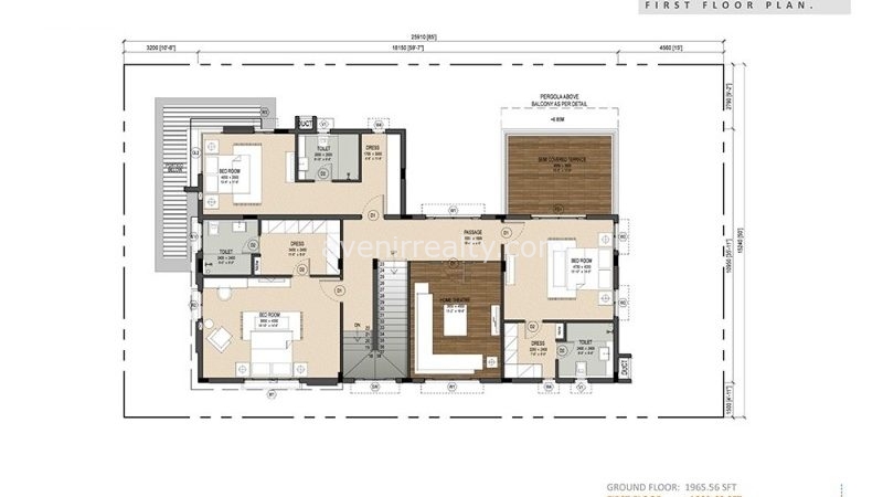 Urban villas floor plan