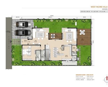 Urban villas ground floor plan