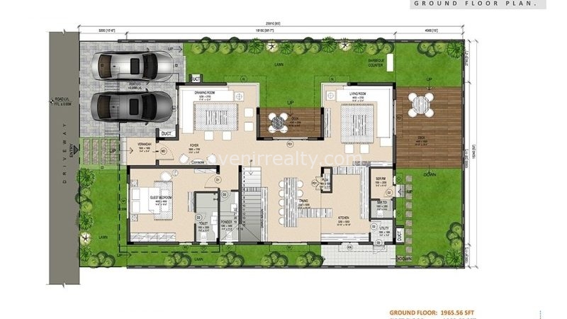 Urban villas ground floor plan