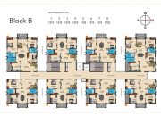 Green mark galaxy apartments B Block floor plan