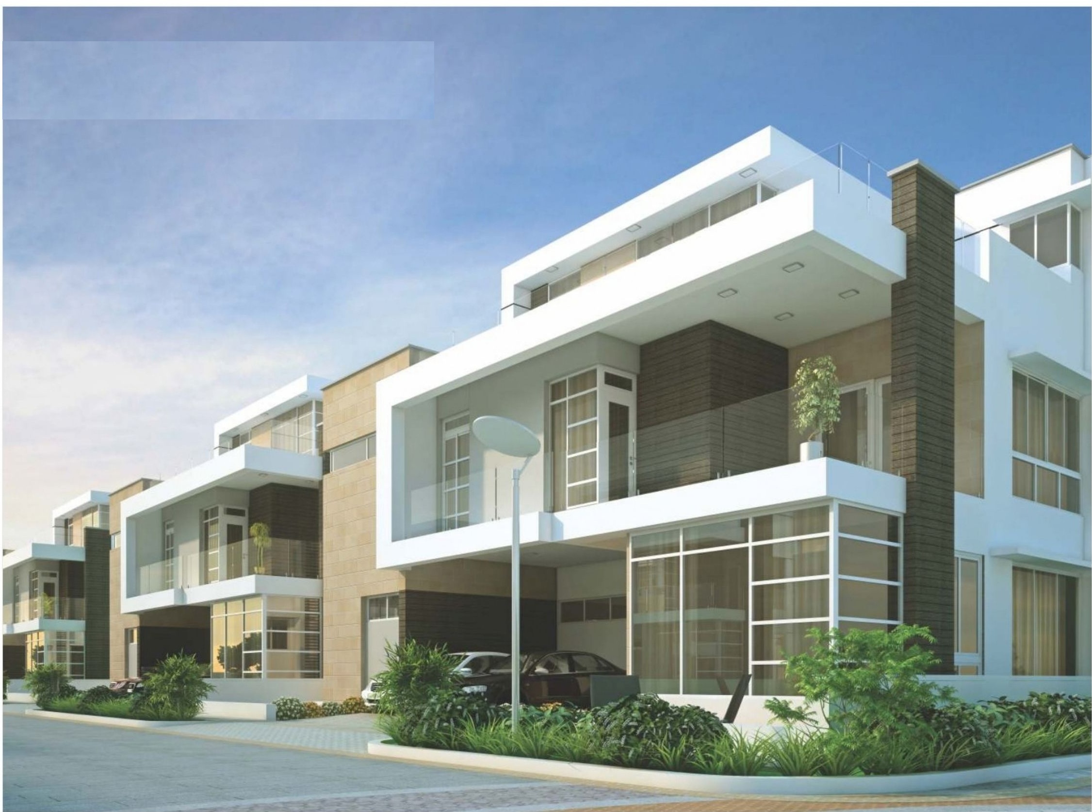 Luxury villa exterior in Kokapet Hyderabad